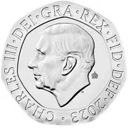 Twenty Pence 2023 Image The Royal Mint, 2023